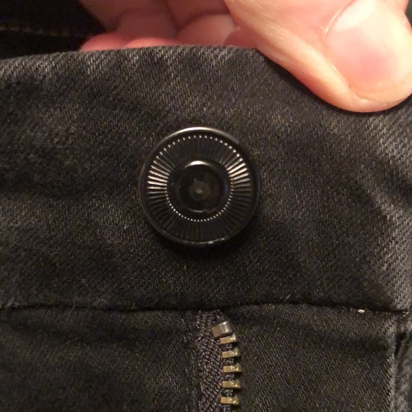 Super Skinny High Waist Ankle Length Black Denim Pants size 31 - Picture 6 of 8